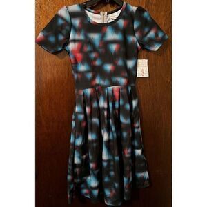 Lularoe Amelia Geometric Design Dress